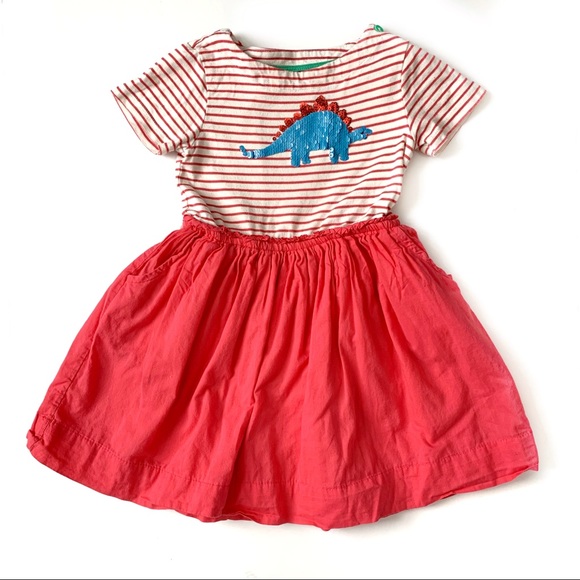 NWOT Mini Boden Girls Corduroy Dark Blue Dress Size 12-18 Months